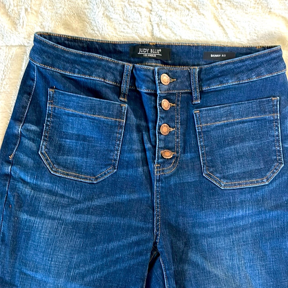 Judy Blue button fly, nearly new, skinny fit